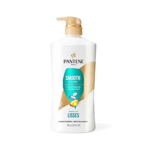 Miniatura 10 de Pantene Juego de champú y acondicionador, suave y liso, control del encrespamiento con antioxidantes, nutritivo para todo tipo de cabello, rizado
