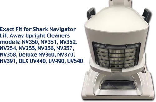 Miniatura 5 de EnviroCare Filtros de vacío de repuesto diseñados para adaptarse a Shark Navigator Lift-Away NV350, NV351, NV352, NV355, NV356, NV356E, NV357 kit