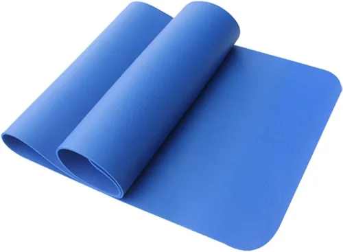 Almohadilla gruesa de yoga Nbr antideslizante para yoga, pilates, fitness, ejercicio en casa, ligero, portátil, color aleatorio, color aleatorio