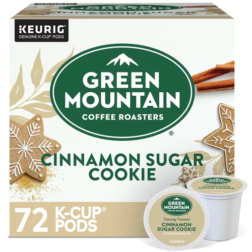 Miniatura 19 de Green Mountain Coffee Selecciones Estacionales de Café Galleta de Canela y Azúcar por Servicio Keurig K-Cup Pods, Café Tueste Claro, 12