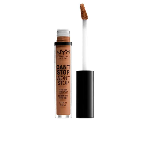 Miniatura 14 de NYX PROFESSIONAL MAKEUP Can't Stop Won't Stop - Corrector de contorno, 24 horas de cobertura total y acabado mate - Vainilla 06 VAINILLA