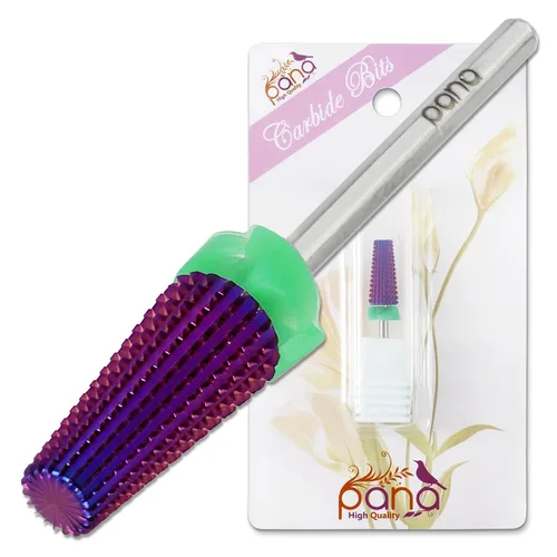 Miniatura 12 de PANA Broca de Carburo para Uñas 5 en 1 – Rotación Bidireccional para Uso con Ambas Manos Izquierda y Derecha – Eliminación Rápida de Acrílico o Gel