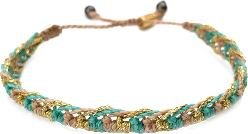 Miniatura 43 de Rumi Sumaq Pulseras de Orgullo y Bandera del País con Atadura de Tirón — Pulseras Macramé Trenzadas a Mano, Nudo de Pescado y Trenzadas Ajustables