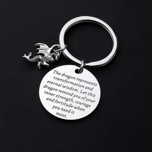 Miniatura 7 de ENSIANTH Dragon Llavero Dragón Amante Regalo Dragones Joyería Inspiración Regalo para Amigo