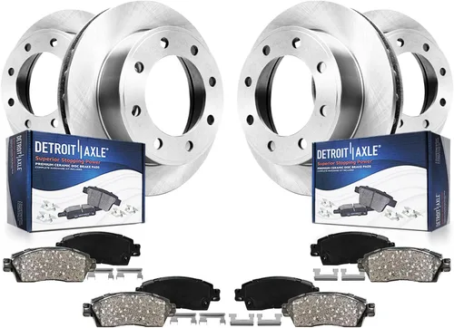 Miniatura 11 de Detroit Axle - Kit de frenos para Mazda CX-5 2019-2024, rotores de freno de disco pastillas de freno de cerámica con herrajes 2020 2021 2022 2023