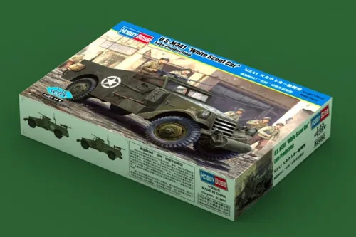 Miniatura 2 de Hobby Boss US M3A1 White Scout Car Kit de construcción de modelo de vehículo de producción tardía