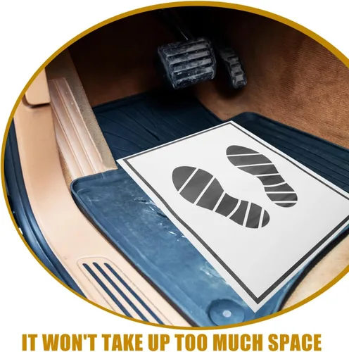 Miniatura 4 de 25 alfombrillas de papel desechables para automóviles y vehículos, alfombrillas de papel desechables para detalles de automóviles, cubiertas