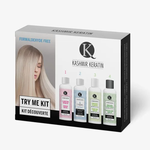 Miniatura 2 de Kashmir Keratin, Tratamiento capilar de queratina, 33.8 onzas, sin formas, 0% formaldehído, alisado sin encrespamiento, reduce el 90% de los rizos