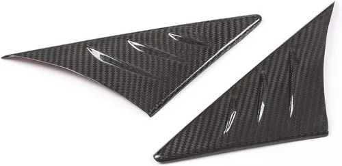 Miniatura 6 de Daeiclru Compatible con Toyota Supra GR A90 A91 MK5 2019-2022 cubierta de fibra de carbono real para espejo retrovisor lateral, canaliza el aire