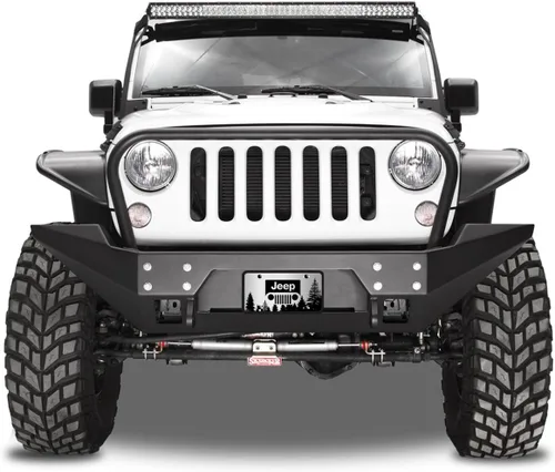 Miniatura 2 de iPick Image Hecho para Jeep Grill Logo Forrest Sillhouette Graphic Brush Special Aluminio Metal Placa de matrícula