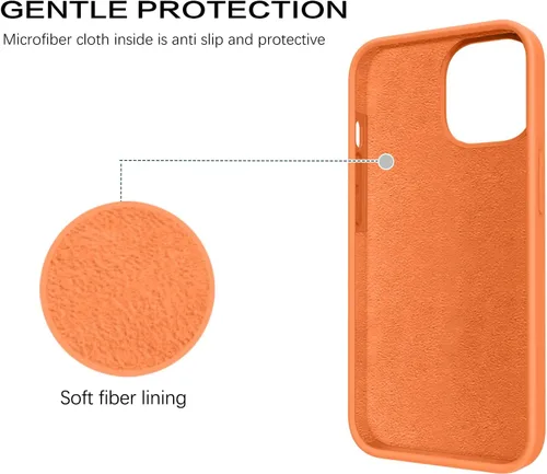 Miniatura 263 de GUAGUA Funda compatible con iPhone 17 Pro Max de 6.9 pulgadas, silicona líquida, goma de gel suave, delgada, forro de microfibra delgada