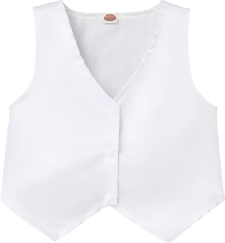 Miniatura 4 de IBTOM CASTLE Traje de bautizo para bebé, traje formal con corbatín, chaleco, pantalones cortos, esmoquin de boda, conjunto de caballero