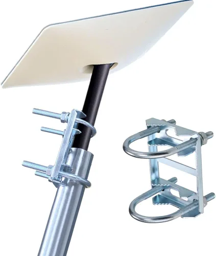 El montaje de tubo de mástil de antena funciona con el kit de montaje de poste adaptador de tubo Starlink, adaptador de conexión de tuberías a