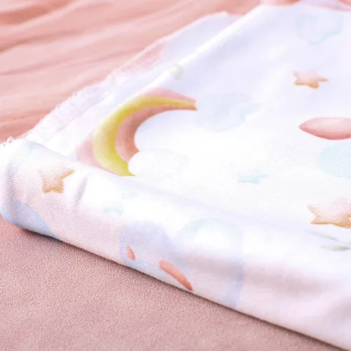 Miniatura 6 de Ylsteed Juego de Manta de Arrullo para Bebé y Diadema, Manta Receptora para Recién Nacido Envolvente de Arrullo para Niñas y Niños, Mantas