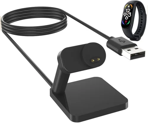 Miniatura 6 de MOUDOAUER 5V 1A Smartwatch Cargador Cuna Base Base de Carga Soporte para Xiaomi Mi Band 5/6/7 NFC Accesorio