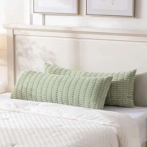 Miniatura 76 de Fancy Homi - Paquete de 2 fundas de almohada decorativas estilo bohemio de 16 x 16 pulgadas para sala de estar, sofá, cama, funda de cojín cuadrada