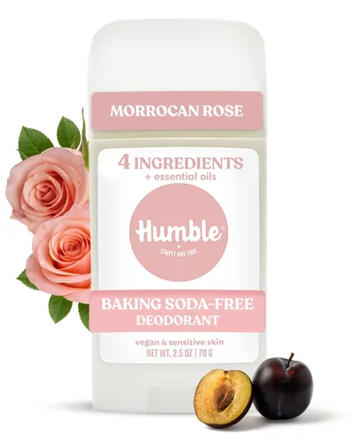 Miniatura 8 de HUMBLE BRANDS - Desodorante natural sin aluminio para mujeres y hombres, desodorante vegano sin crueldad, formulado para pieles sensibles, bergamota