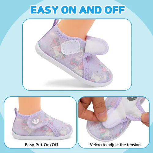 Miniatura 155 de FEETCITY Baby Boys Girls Water Sport Shoes Barefoot Kids Aqua Socks Quick-Dry Beach Swim Pool Shoes