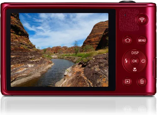 Miniatura 3 de Samsung WB30F 16.2MP Smart WiFi Cámara digital con zoom óptico 10x y pantalla LCD de 3.0" (rojo) (Modelo antiguo)
