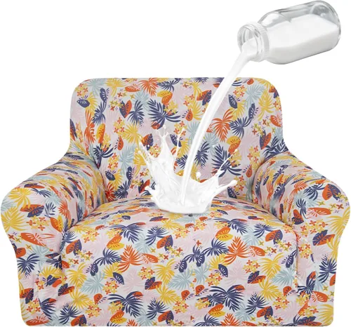 Miniatura 63 de ALIECOM Fundas para Sillas 100% Impermeables, Funda para Sillón para Sala de Estar, Apta para Mascotas, Fundas para Sillones Lavables, Funda