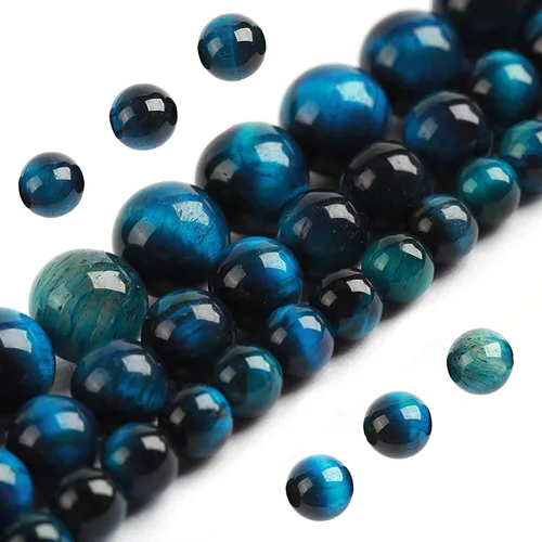 Miniatura 8 de Cuentas de Cristal de Amatista Natural de 8mm Morado Pulidas Redondas Suaves Piedras Preciosas Curativas para Hacer Joyas 15 Pulgadas