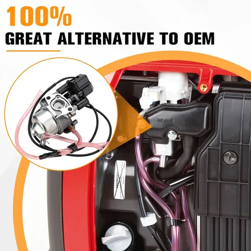 Miniatura 9 de Carburador para generador inversor Predator de 3500 vatios 63584/Honda EU3000i Generador Reemplazar 16100ZL0D66 16100ZL0D65 16100Z0VD12