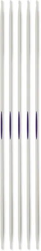 Miniatura 2 de Prym Ergonomics - Aguja de tejer de doble punto de 8 pulgadas, tamaño 1 (paquete de 5)