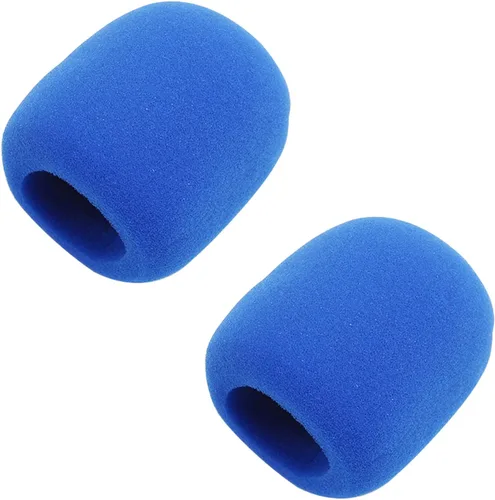 Miniatura 17 de Fielect 2 unids micrófono cubierta esponja espuma micrófono cubierta de micrófono de mano protección protección micro espuma filtro blanco