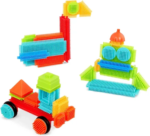 Juego de bloques Battat Bristle Blocks de 113 piezas