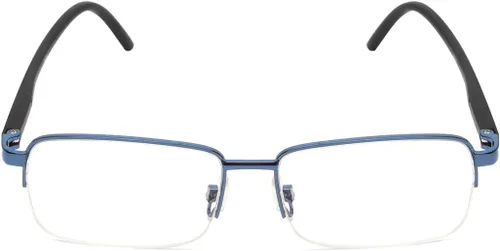Miniatura 2 de Calabria 784 - Gafas de lectura de metal para hombre, rectangulares, diseño de lectores, semi sin montura