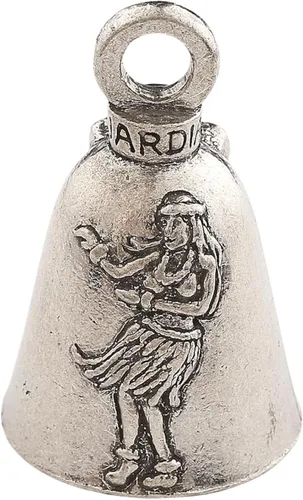 Miniatura 18 de Guardian Bell Campana de buena suerte con llavero y bolsa de regalo de terciopelo negro Campana de motocicleta Peltre sin plomo Hecho en Never