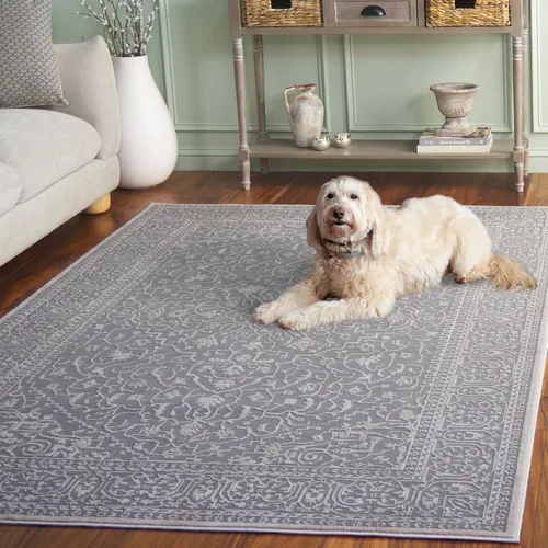 Miniatura 35 de SAFAVIEH Alfombra 10x14 - Colección Reflection - Grande - Beige y Crema, Sin Desprendimiento y Fácil Limpieza, Ideal para Sala de Estar, Dormitorio