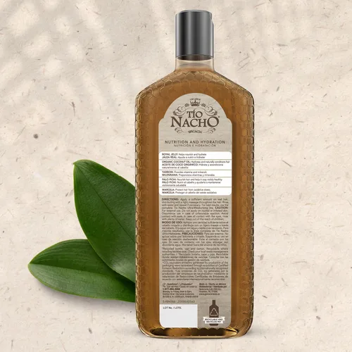 Miniatura 10 de TIO NACHO Shampoo Aceite de Coco ultrahidratante, anticaída, Ultra Hidratación, 14 onzas líquidas