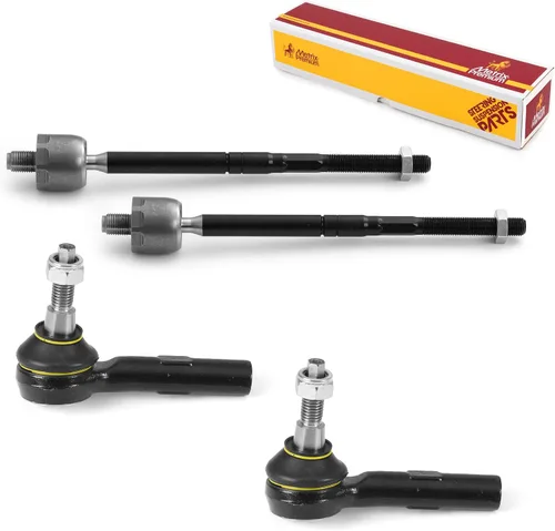 Miniatura 11 de Metrix Premium Chassis Parts - Juego de 4 barras de acoplamiento interior y exterior para Audi A3 15-16, Seat Leon 06-20 (México), 09-17 Volkswagen