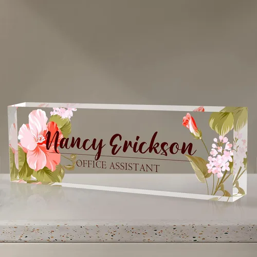 Miniatura 29 de Placa de nombre personalizada para escritorio de oficina, placa de nombre personalizada para escritorios, decoración de escritorio de oficina