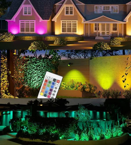 Miniatura 6 de Luces de paisaje de bajo voltaje RGB de 5 W, iluminación LED de paisaje que cambia de color, IP66 impermeable al aire libre, luz decorativa