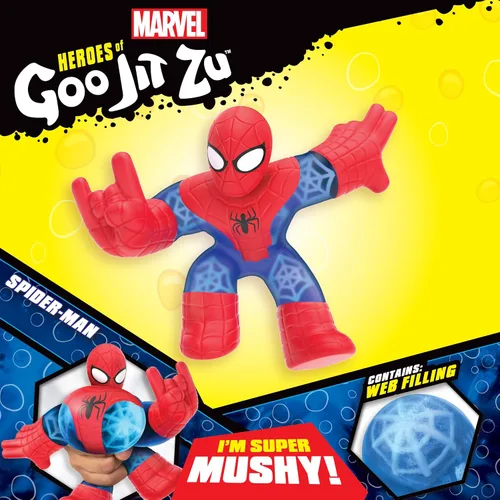 Miniatura 6 de Heroes of Goo Jit Zu - Paquete oficial de héroes de Marvel, Spider-Man, multicolor (41054)