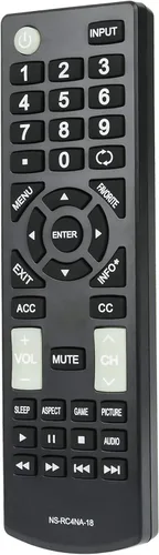 Miniatura 2 de NSRC4NA18 NS-RC4NA-18 - Remoto de repuesto compatible con Insignia TV HDTV NS-22D420NA18 NS-24D310NA19 NS-32D220NA18 NS-39D310NA19 NS-39D310NA17