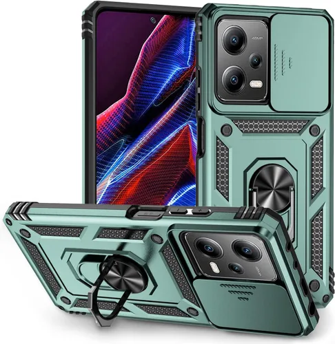 Funda para Xiaomi Redmi Note 12 Pro 5G, con cubierta deslizante para lente de cámara, funda para Xiaomi Poco X5 Pro 5G, funda anticaída de absorción