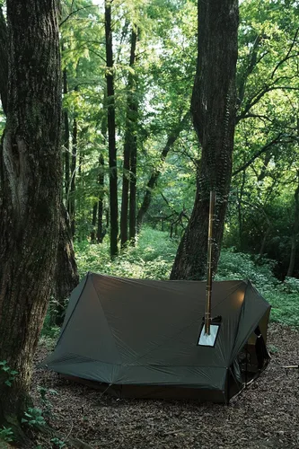 Miniatura 6 de Hot Tent with Stove Jack – 4 Season Waterproof & Windproof Shelter for 1–6 People, Lightweight for Camping, Hiking, Hunting & Fishing