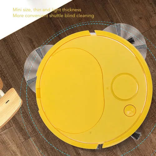 Miniatura 4 de Ejoyous Aspiradora robótica, aspiradora robótica de carga USB, mini robot de barrido inteligente para suelos de madera, azulejos, alfombras, suelos