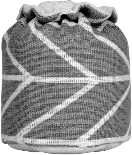 Miniatura 3 de Yoption Protectores de suelo para patas de silla, flechas grises de lino y algodón, almohadillas protectoras para patas de muebles, almohadillas