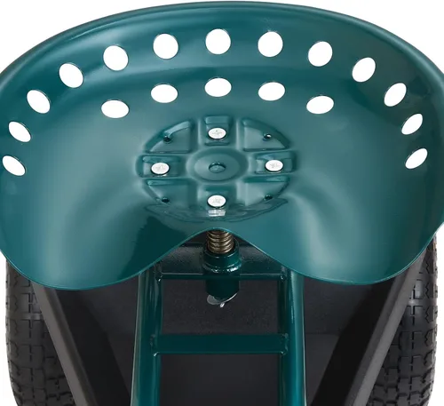 Miniatura 9 de VEVOR - Carro de jardín con asiento de trabajo rodante con ruedas, taburete de jardinería para plantación, asiento giratorio de 360 grados, vagón