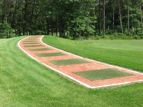 Miniatura 7 de The Original Country Club Elite by Real Feel Golf Mats - Tapete de golf de tamaño simulador de 4 x 5 pies, tapete de práctica comercial resistente