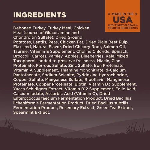 Miniatura 5 de Comida seca para perro sin granos Wellness Core Natural , Marrón/Naranja