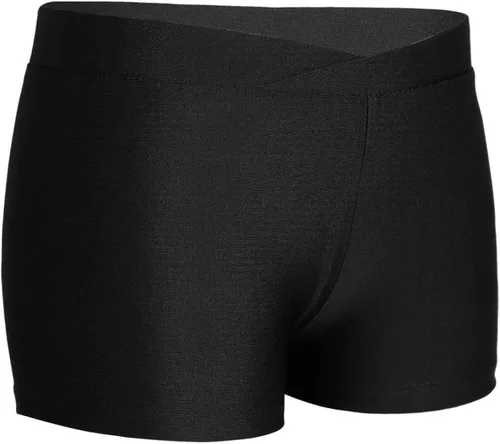 Miniatura 2 de Hedmy Pantalones cortos de gimnasia atléticos elásticos para niñas pequeñas