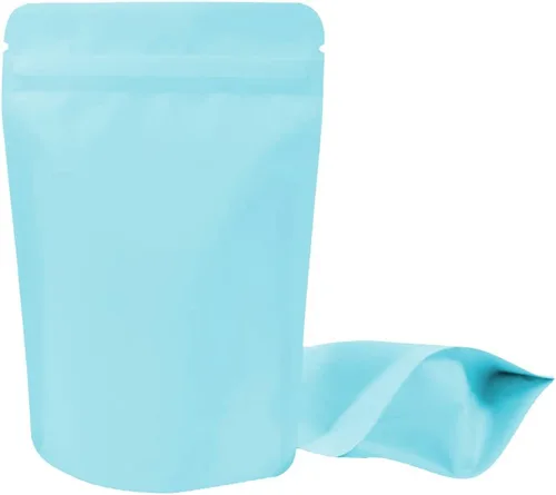 100 bolsas de Mylar – Bolsas de almacenamiento de alimentos Mylar de 4 x 6 pulgadas, bolsas resellables de papel de aluminio con cierre de