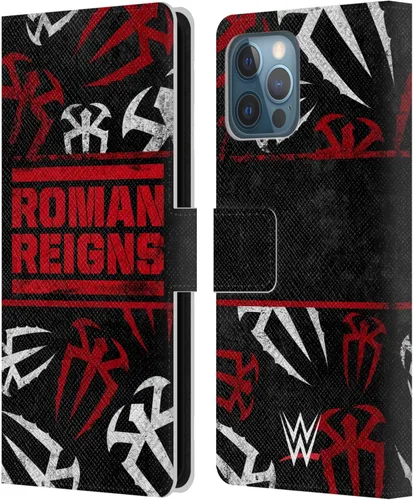 Miniatura 9 de Head Case Designs Officially Licensed WWE Distressed Logo Roman Reigns Leather Wallet Case Compatible with Apple iPhone 11