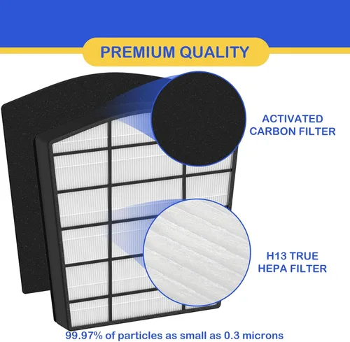 Miniatura 3 de Filtro HEPA de repuesto compatible con LivePure Bali Series LP550TH, LP550THP Purificador de filtro de aire para toda la casa, número de pieza