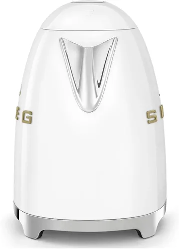 Miniatura 6 de Smeg x OVO - Hervidor eléctrico de 1.7 L, hervidor de té eléctrico OVO Collection Smeg de 7 tazas estilo retro de los años 50 (blanco)
